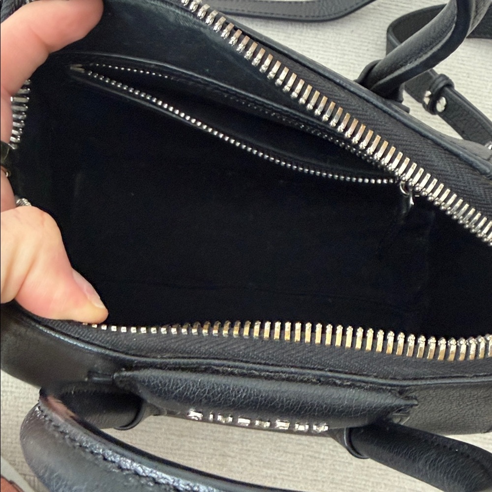 Givenchy Black Leather Mini Antigona with Crossbody Strap - Picture 7 of 17